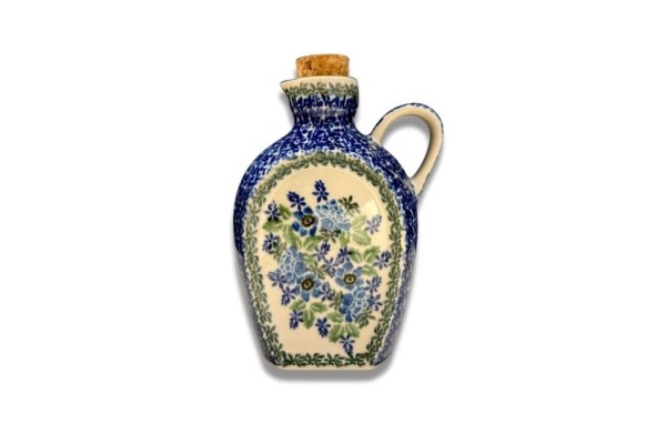 B87 Bunzlau Olieflesje 1865 Aan Tafel